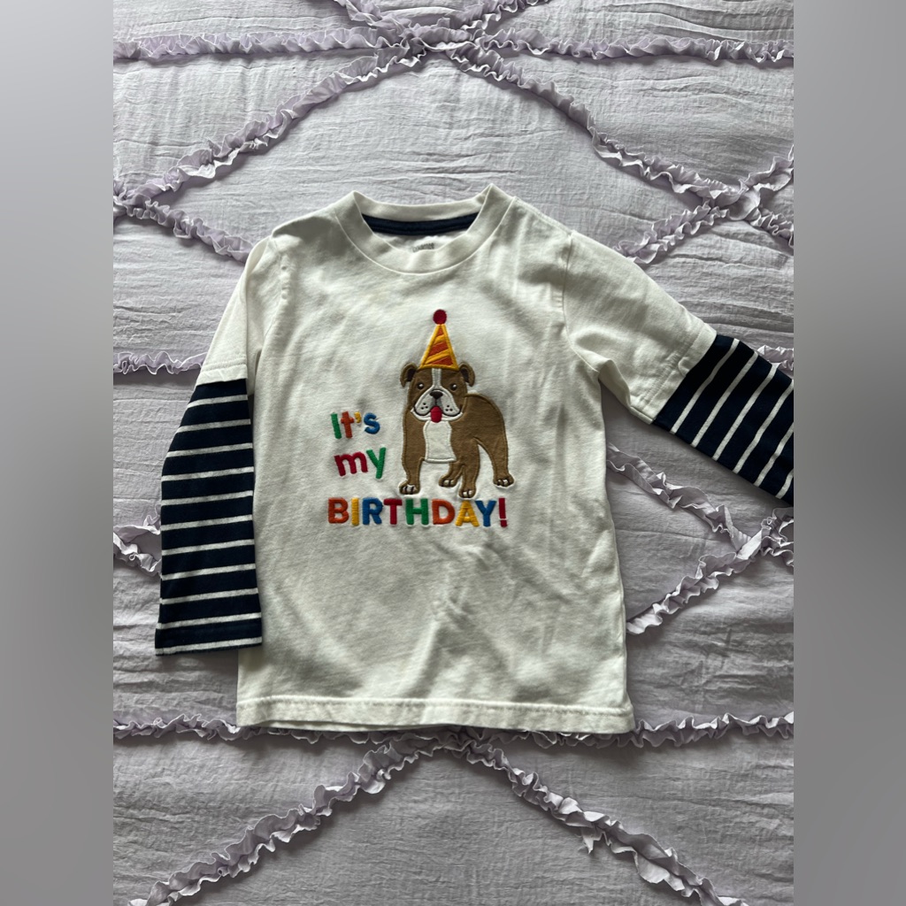 Gymboree Boy Birthday Top.5t